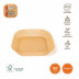 Molde Papel Silicon Cuadr Airfryer 50u. 16x16x4 Cm
