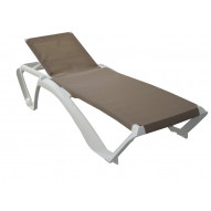 Tumbona Acqua Estructura Blanca Blanco-arena Resol