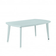 Mesa Resina Extensible Atlantic Blanco 170+55x100x73 Cm Shaf