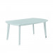 Mesa Resina Extensible Atlantic Blanco 170+55x100x73 Cm Shaf