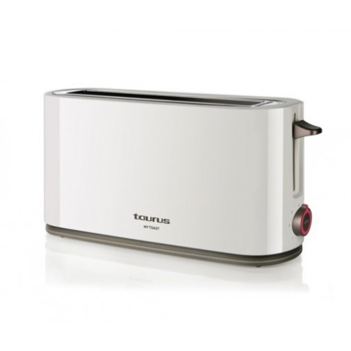Tostador Ranura Extralarga Mytoast Blanco 1000w Taurus