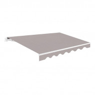 Toldo Retractil Gris Ceniza 4x2.5m