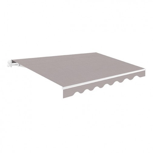 Toldo Retractil Gris Ceniza 4x2.5m