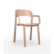 Silla Pp C/brazos Marron Tierra Ona -