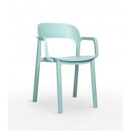 Silla Pp C/brazos Azul Aire Ona -