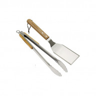 Kit Accesorios Madera Bbq -