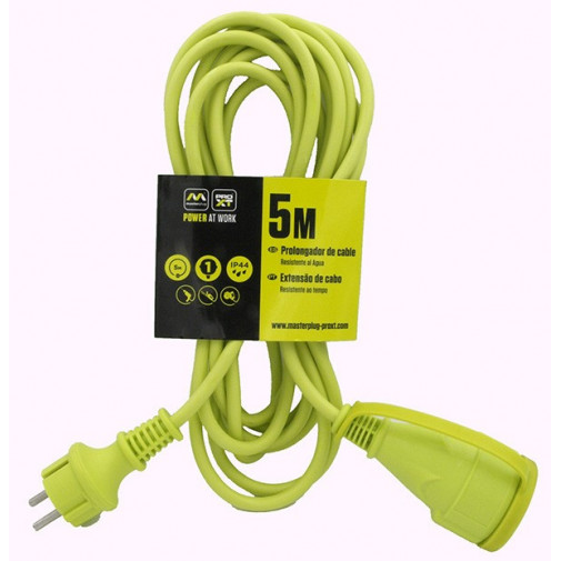 Prolongador 5 Metros Ip44 Verde Proxt 5m
