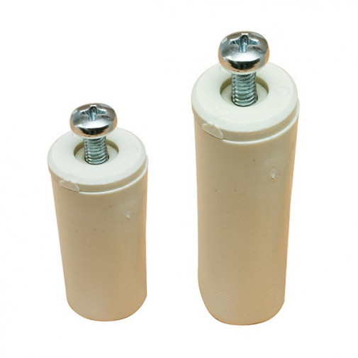 Tope Persiana C/torni. Marfil 60mm