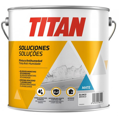Pintura Antihumedad Preparacion Blanco 1 L