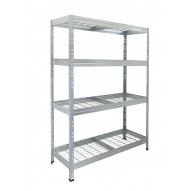 Estanteria Metal Galvanizado 4 Estantes De Rejilla 180 X 120