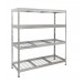 Estanteria Metal Galvanizado 4 Estantes De Rejilla 180 X 150