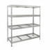 Estanteria Metal Galvanizado 4 Estantes De Rejilla 180 X 150