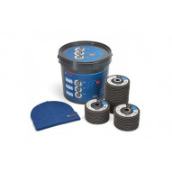 Cubo 40 Discos Laminas Gr 40-60-180 115 Mm