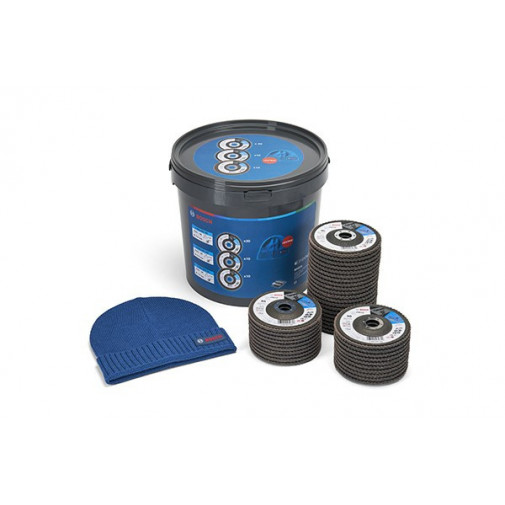 Cubo 40 Discos Laminas Gr 40-60-180 115 Mm