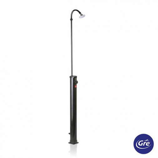 Ducha Solar Pvc Negro 9 L