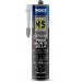 Colla ibrida per montaggio nero, 290 ml, polimero di qualità, sigillante per battiscopa, colla per stagni e esterni