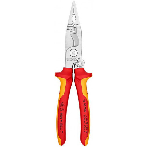 Alicate Multiuso Electric. Vde 200 Mm