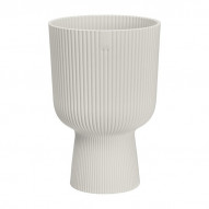 Macetero Pedestal Blanco 14 Cm