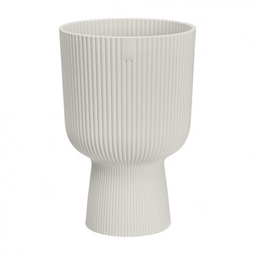 Macetero Pedestal Blanco 14 Cm