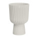 Macetero Pedestal Blanco 14 Cm