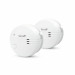 Detector Humo Mini Pack 2 Unid. 85d Indicador Bateria Baja B