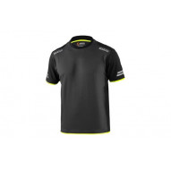 Camiseta Tecnica 170 Gr Gris / Amarillo Fluor Talla S Sparco