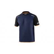 Camiseta Tecnica 170 Gr Azul / Naranja Fluor Talla S Sparco