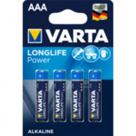 Pila Alcalina Long Life Lr03 Aaa 4 Unidades Varta