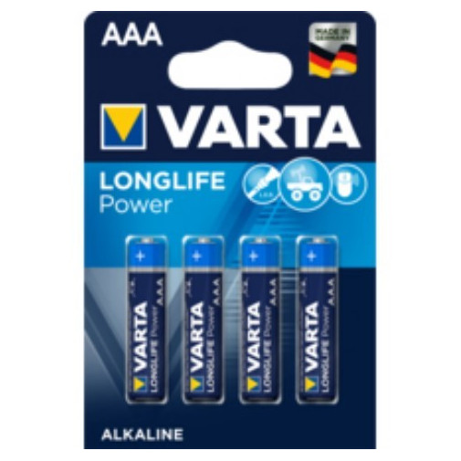 Pila Alcalina Long Life Lr03 Aaa 4 Unidades Varta