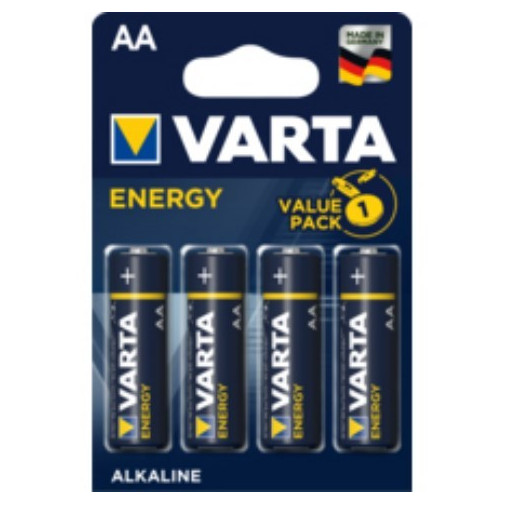 Pila Alcalina Energy Lr6 Aa 4 Unidades Varta