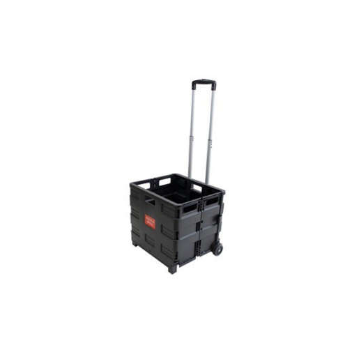 Carro Caja Plegable Negro 42 X 37 X 40,5 Cm Box Plus