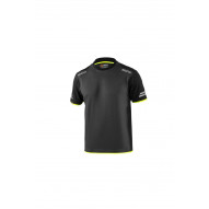Camiseta Tecnica 170 Gr Gris / Amarillo Fluor Talla Xl Sparc