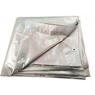 Toldo Multiuso Plata 115 Grs 5x8 M