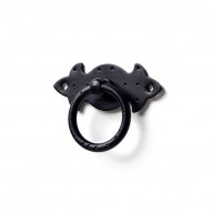 Tirador Anilla Negro Forja -