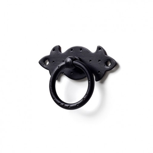 Tirador Anilla Negro Forja -