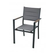Sillon Alum/text Roma 56.5x57.5x