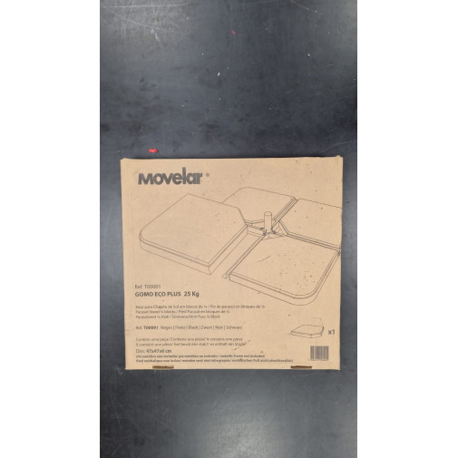 VDC PIE Parasol EXCENTRICO 1/4 25 KG OUTLET