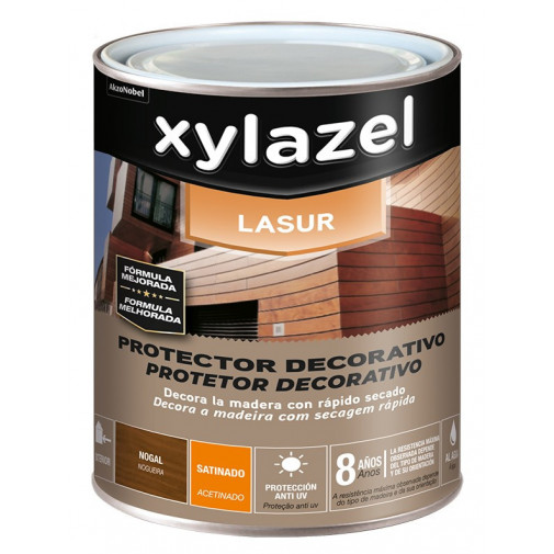 Protector Mad. Lasur Agua Sat Nogal 750 Ml