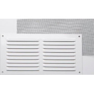 Rejilla 0,6 Mm Lacado Blanco 10x20 Cm