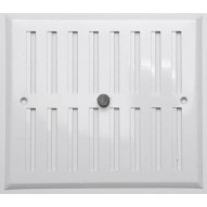 Rejilla Regulable Blanca Polies Con Gancho 17x19