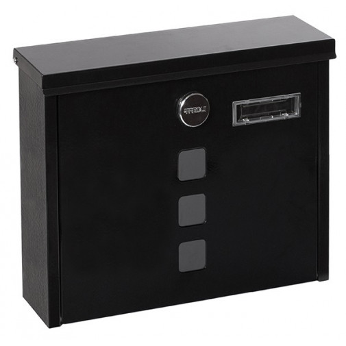 Buzon Exterior Acero Chance Negro -