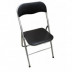 Silla Plegable Alumin Negra 44x47x81cm