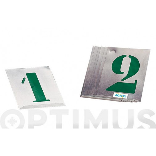 Plantilla Rotular Numeros Alto Numero 50 Mm Acha