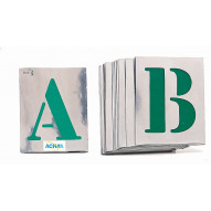 Plantilla Rotular Letras Alto Letra 100 Mm Acha