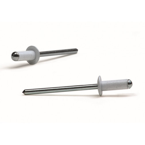 Remache Estandar Cabeza Alomada Ø 3,2 X 8 Mm, Aluminio/acero