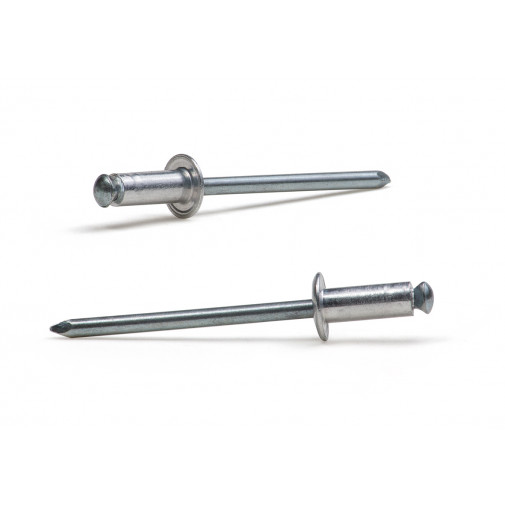 Remache Flor Cabeza Alomada Ø 4,8 X 18 Mm Aluminio/acero 250