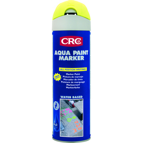 Pintura Marcaje Crc Amarillo Spray 500ml Aqua Paint 30010-aa