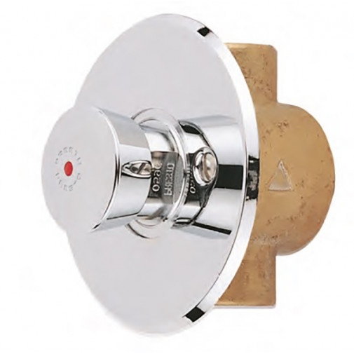 Monomando Ducha Temporizado 55 Plano Rojo - 3