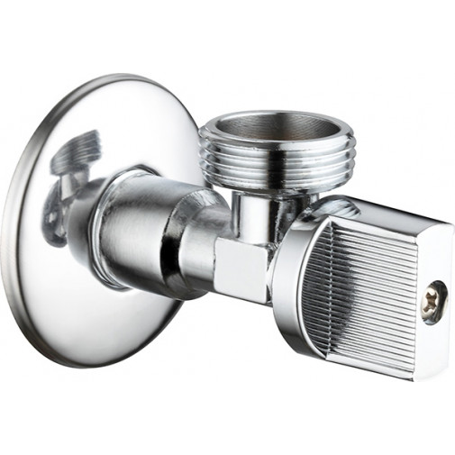 Valvula De Escuadra Antical Mando Metal 1/2''-3/4'