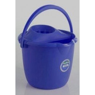 Cubo Agua 14 Lt 37x34x28cm Con Escurridor Tes Rdo 6214l-azul